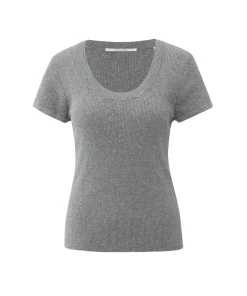 Alternative view of YAYA T-Shirt Medium Grey Mel