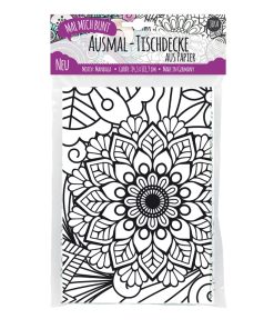 Ausmal-Tischdecke „Mandala“