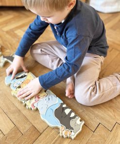 Alternative view of Buchstaben Puzzle „Tiere“