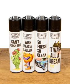 Alternative view of Clipper Feuerzeug Hip-Hop Slogan #2