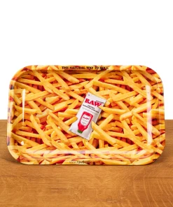Alternative view of RAW Metall Rolling Tray French Fries small