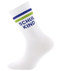 Alternative view of Tennissocken Schulkind (surf blue)