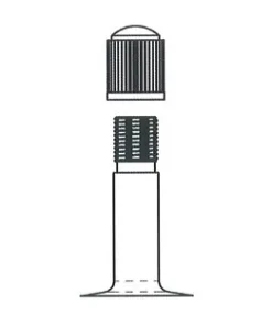 Alternative view of Schlauch für Aktiv-Rollstuhl 24×1(620×25)AV, gerade