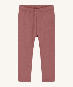 HCLisa Fleece Solid Leggings (Dry rose)