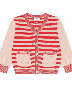 HCCamilla Stripes Cardigan (Poppies)