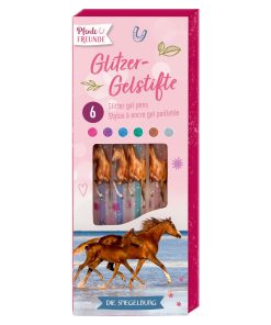 Glitzer Gelstifte „Pferdefreunde“