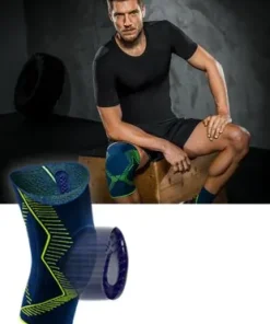 Kniebandage Genumedi E+motion 3.0 extraweit schwarz-gelb