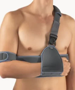 Bort Schulter-Arm-Adduktionsorthese OmoXpress in Folienverpackung, grau