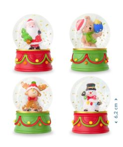 MM SF Schneekugel Glitzer