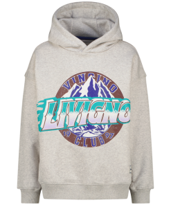 Alternative view of Hoodie Noldi, Fearless grey melee von Vingino