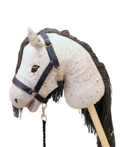 Hobby Horse Halfter & Strick (blau)