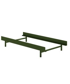 Moebe Bett Metall Tannengrün Low