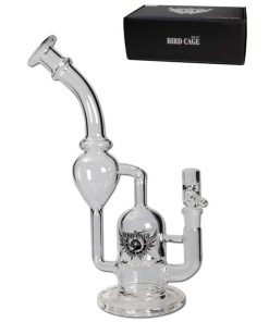 Black Leaf Bird Cage Ryclerbong mit Cage Perkolator
