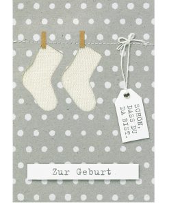 Alternative view of Babykarte „Zur Geburt“