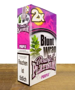 Alternative view of Blunt Wrap Double Platinum Purple 50er Pack