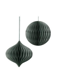 Alternative view of Broste Papier-Weihnachtsanhänger Tanne 2er Set