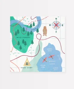 Camping Karte Party Servietten von Meri Meri