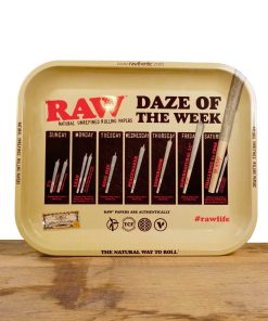 Alternative view of RAW Daze of the Week Metal Rolling Tray large