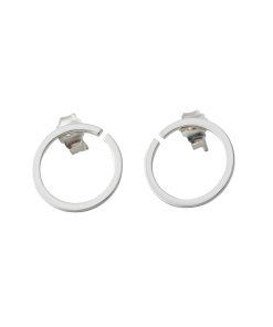 Design Letters Ohrringe Loop Silber (16 mm)