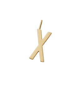 Alternative view of Design Letters – Buchstabe X (16 mm) – 18K vergoldet