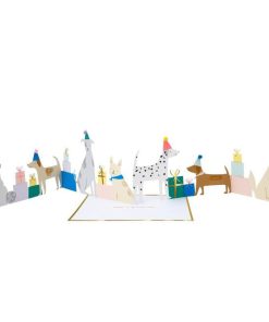 Alternative view of Ziehharmonika-Glückwunschkarte „Hund“ von Meri Meri