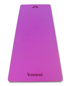 YOSANA Yogamatte mit Tragegurt lila
