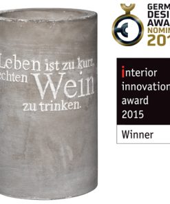 Alternative view of Flaschenkühler „Das Leben ist zu kurz“