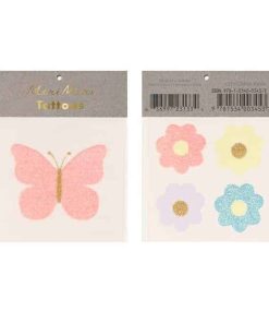 Alternative view of Tattoos „Schmetterlinge und Pflanzen“ (klein) von Meri Meri