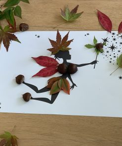 Alternative view of Druckvorlage „Basteln mit Blättern“