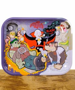 Alternative view of RAW Metall Rolling Tray Monster Sesh large