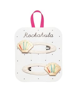 Alternative view of Regenbogen Muscheln Haarspangen