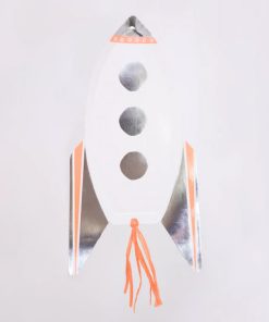 Pappteller „Rakete“ von Meri Meri