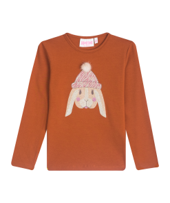 Alternative view of T-Shirt Long Sleeves AIDA-SG-03-D (Cognac)