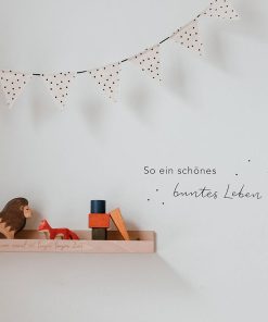 Alternative view of Sticker „So ein schönes buntes Leben“