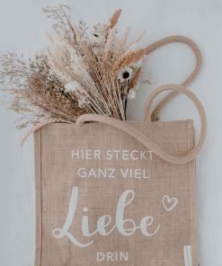 Jute-Tasche „Liebe“