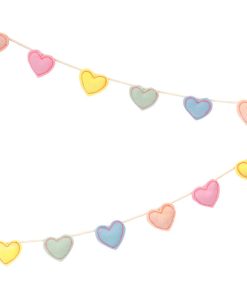 Alternative view of Filz-Herzgirlande von Meri Meri