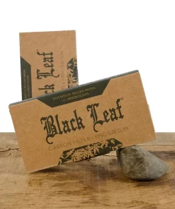 Black Leaf Papers King Size Slim mit Aktivkohlefilter