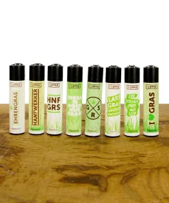 Clipper Feuerzeug GIZEH Gras & Hanf