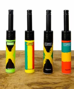 Clipper Mini Stabfeuerzeug Rasta Flag