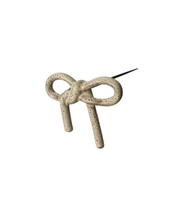 Alternative view of DBKD Deko-Schleife Pflanzenstecker Beige