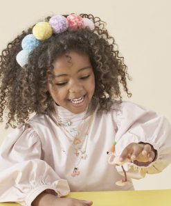 Alternative view of Hunde-Halskette aus Emaille von Meri Meri