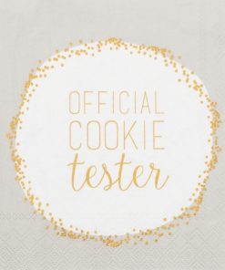 Cocktail-Servietten „Official Cookie Tester“