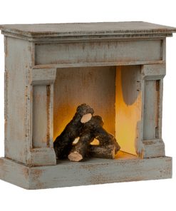 Alternative view of Mini Kamin von Maileg (Vintage-blau)