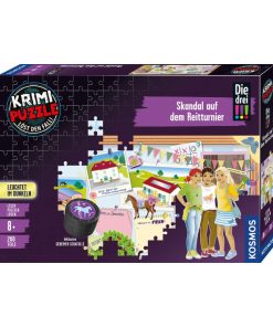 Alternative view of Krimi-Puzzle „Die drei !!! – Skandal auf dem Reitturnier“