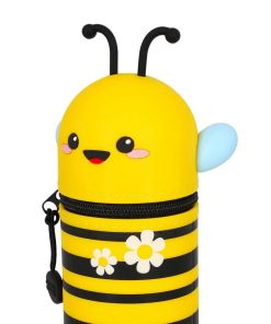 Legami 2-in-1-Federmäppchen aus Silikon – Kawaii – Biene