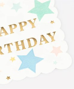 Alternative view of „Happy Birthday“-Servietten (klein) von Meri Meri