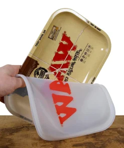 RAW Dab Rolling Tray small mit Silikonschutz