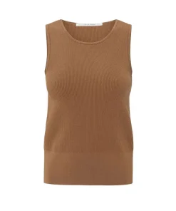 Alternative view of YAYA Rib-Top Chipmunk Brown