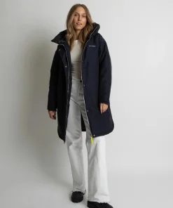 Alternative view of VIVI MARI Winter Parka navy/leo navy-olive