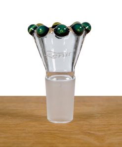 Zenit Flutschkopf NS19 Krone Schwarz-Glitzergrün